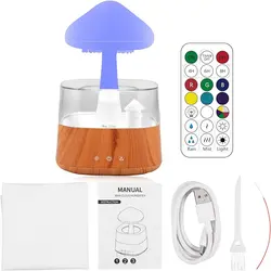 بخور سرد و چراغ خواب شبیه ساز بارون قارچی Max Line