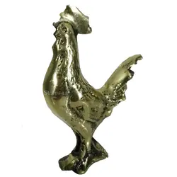 مجسمه برنجی خروس کوچک