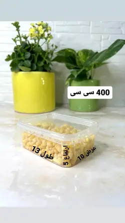 ظروف درب دار فریزری ۴۰۰ سی سی