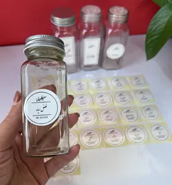 لیبل دایره ضدآب چاپ شده