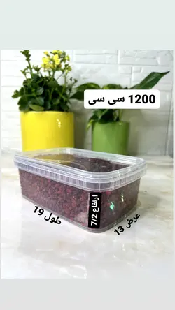 ظروف فریزری ۱۲۰۰ سی سی