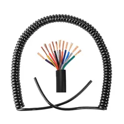 کابل فنری 12 رشته 24AWG - خارجی | فروش عمده | عمده فروشی الکترونیک سان سون