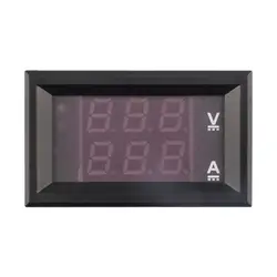 ماژول ولتمتر و آمپرمتر روپنلی دو رنگ قرمز و آبی 100V/10A | فروش عمده | عمده فروشی الکترونیک سان سون