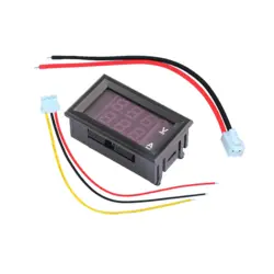ماژول ولتمتر و آمپرمتر روپنلی دو رنگ قرمز و آبی 100V/10A | فروش عمده | عمده فروشی الکترونیک سان سون