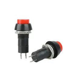 کلید شستی دایره ای بلند دو پایه SPST | فروش عمده | عمده فروشی الکترونیک سان سون