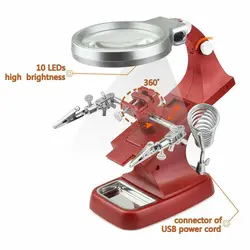 گیره مونتاژ ذره بین رومیزی حرفه ای TH-7023(B) | فروش عمده | عمده فروشی الکترونیک سان سون