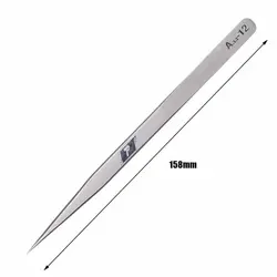 پنس آنتی استاتیک استیل بلند AAA-12 | فروش عمده | عمده فروشی الکترونیک سان سون