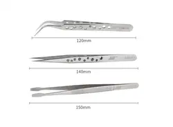 پنس استیل انبری سر پهن AAA-16 | فروش عمده | عمده فروشی الکترونیک سان سون