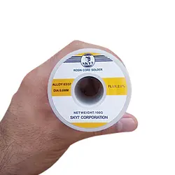 سیم لحیم 0.8 صدگرم اسکای سون SKY7 | فروش عمده | قلع SKY7 | فروشگاه الکترونیک سان سون