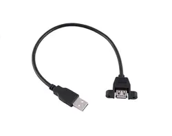 کابل USB روپنلی پیچ دار 20cm | فروش عمده | عمده فروشی الکترونیک سان سون