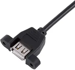 کابل USB روپنلی پیچ دار 20cm | فروش عمده | عمده فروشی الکترونیک سان سون