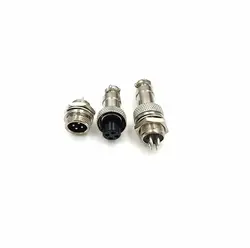کانکتور فلزی نظامی 4 پین GX-12 4PIN | فروش عمده | عمده فروشی الکترونیک سان سون