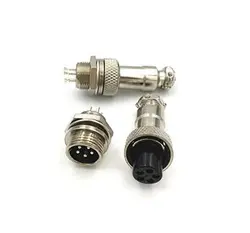 کانکتور فلزی نظامی 5 پین GX-12 5PIN | فروش عمده | عمده فروشی الکترونیک سان سون