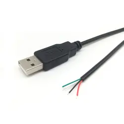 کابل رابط USB یک سر آزاد 4 رشته | فروش عمده | عمده فروشی الکترونیک سان سون