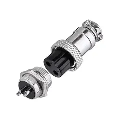 کانکتور فلزی نظامی 2 پین GX-16 2PIN | فروش عمده | عمده فروشی الکترونیک سان سون