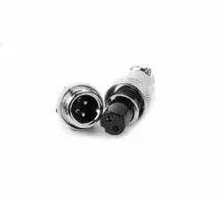 کانکتور فلزی نظامی 2 پین GX12 2PIN | فروش عمده | عمده فروشی الکترونیک سان سون