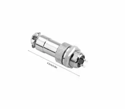 کانکتور فلزی نظامی 2 پین GX12 2PIN | فروش عمده | عمده فروشی الکترونیک سان سون