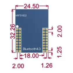 برد توسعه بلوتوث ورژن چهار NRF51822 | فروش عمده | عمده فروشی الکترونیک سان سون
