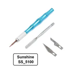 ست 6 عددی کاتر پیچ گوشتی و اسپاتول سانشاین Sunshine SS-5100 | عمده فروشی الکترونیک سان سون