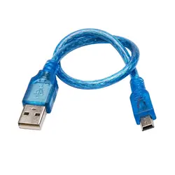 کابل تبدیل USB-A به Mini USB شیلددار 30 سانت | عمده فروشی الکترونیک سان سون