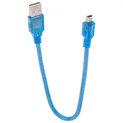 کابل تبدیل USB-A به Mini USB شیلددار 30 سانت | عمده فروشی الکترونیک سان سون