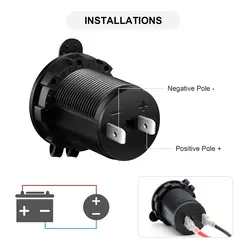 فیش فندکی ماشین مادگی ضدآب درب دار | عمده فروشی الکترونیک سان سون