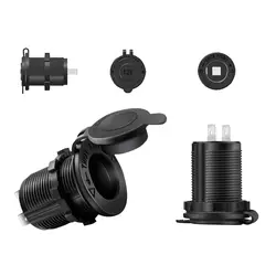 فیش فندکی ماشین مادگی ضدآب درب دار | عمده فروشی الکترونیک سان سون