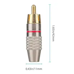 کانکتور نری AV-RCA نقره ای سرکابلی پیچی | عمده فروشی الکترونیک سان سون