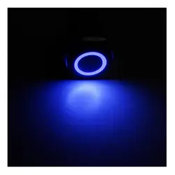 کلید شستی فشاری استیل LED دار قطر 12V/24V - 12mm | عمده فروشی الکترونیک سان سون