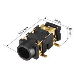 جک هدفون 3.5mm استریو 5Pin مدل PJ-327A | عمده فروشی الکترونیک سان سون