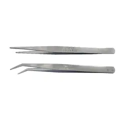 پنس استیل صاف و کج (پک 5 عددی) | عمده فروشی الکترونیک سان سون