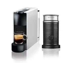 قهوه ساز نسپرسو اسنزا با شیر Essenza Mini Krups & Aeroccino نقره‌ای