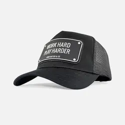 کلاه جان هتر مدل Work Hard Play Harder
