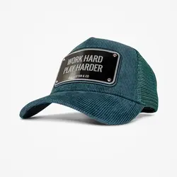 کلاه جان هتر مدل WORK HARD PLAY HARDER