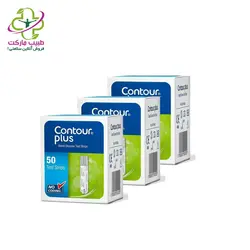 پک 3 در 50 عددی نوار تست قند خون Contour Plus