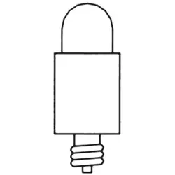 لامپ رتینوسکوپ | Retinoscope-Bulb 71-71-55