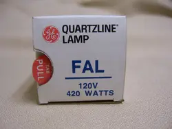 لامپ پروژکتور 120 ولت 420 وات | Ge Quartzline Fal 120v 420w