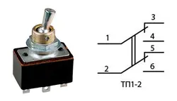 کلید کلنگی | Toggle switche ТП1-2