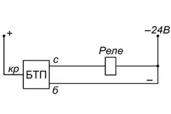 سنسور القایی 24 ولت سه سیمه ، Non-contact inductive sensor БТП-211-24У3