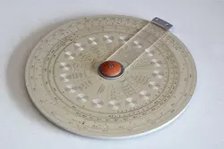 دایره کالیبره ، slide-rule-circular-military-soviet  - استوک