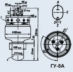 لامپ ذوب پلاستیک ، Generator lamp ГУ-5А