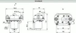 رله روسی 600 آمپر 24 ولت، КМ-600Д-В contactor