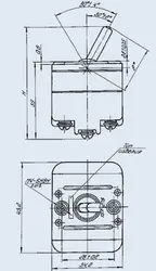 کلید چکشی  15 آمپر 27 ولت، Toggle switch 3ппг-15