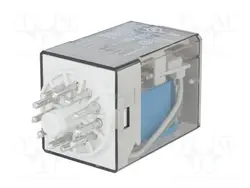 رله  فیندر ، Finder relay 3PDT; Ucoil; 24VDC; 10A/250VAC; 10A/30VDC - استوک