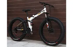 دوچرخه یوما مدل کوهستان ساحلی تاشو تایر پهن YUMA FAT