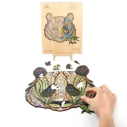 پازل چوبی وود بست مدل پاندا بامزه Wood Bests Cutie Panda