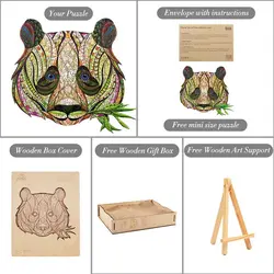 پازل چوبی وود بست مدل پاندا بامزه Wood Bests Cutie Panda