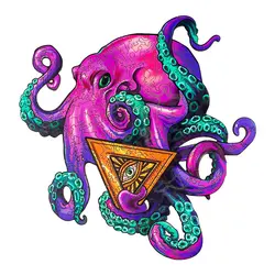 پازل چوبی وود بست مدل اختاپوس شیا اوهاچی Octopus Xiaohachi