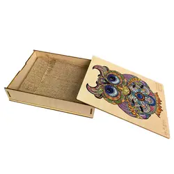 پازل چوبی وود بست مدل جغد دوست داشتنی Wood Bests Lovely Owl