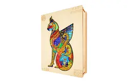 پازل چوبی وود بست مدل مجسمه گربه Wood Bests Cat Statue